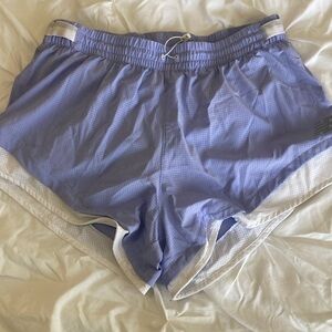 Worn twice, purple, new balance, running shorts!